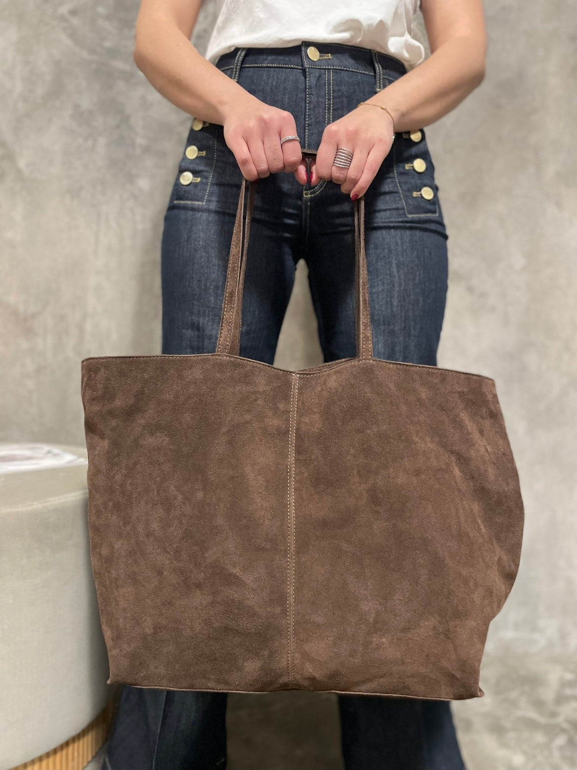 Borsa Shopper In Crosta