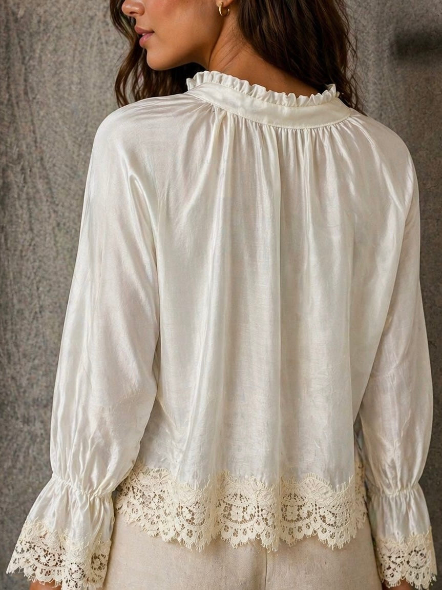 Blusa Pizzo Panna