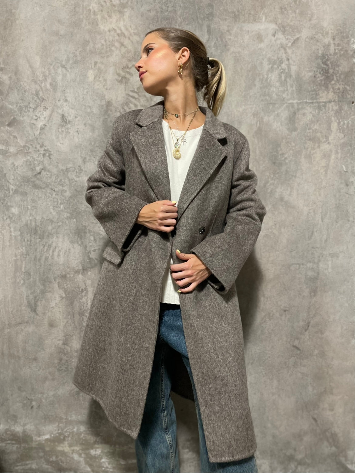 Cappotto Handmade Fango