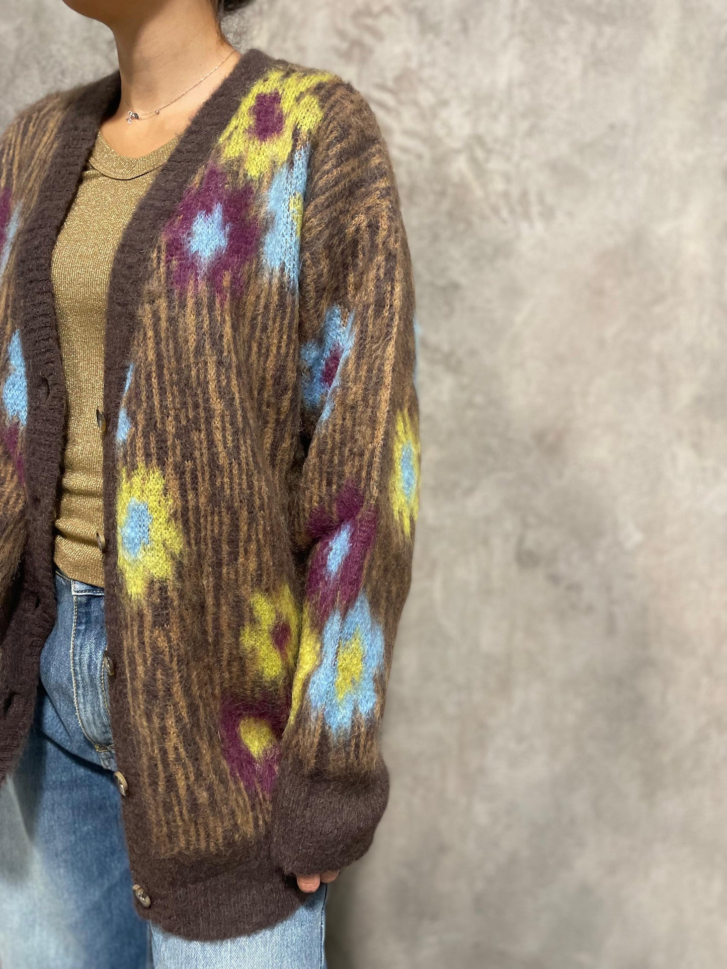 Cardigan Maculato Fiori