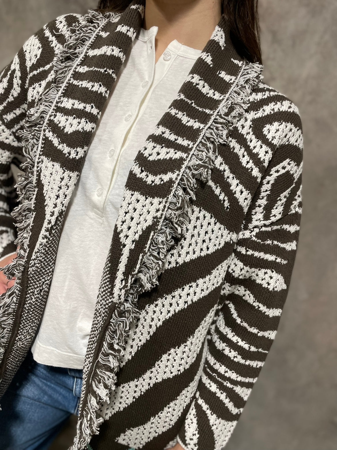 Cardigan Lungo Fantasia