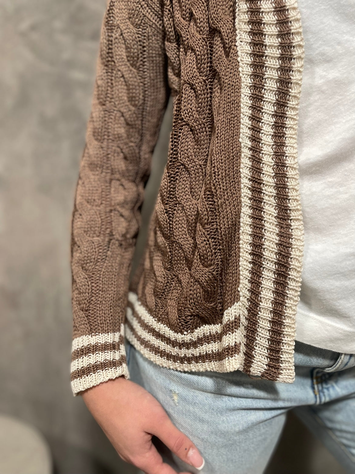 Cardigan Trecce Moro
