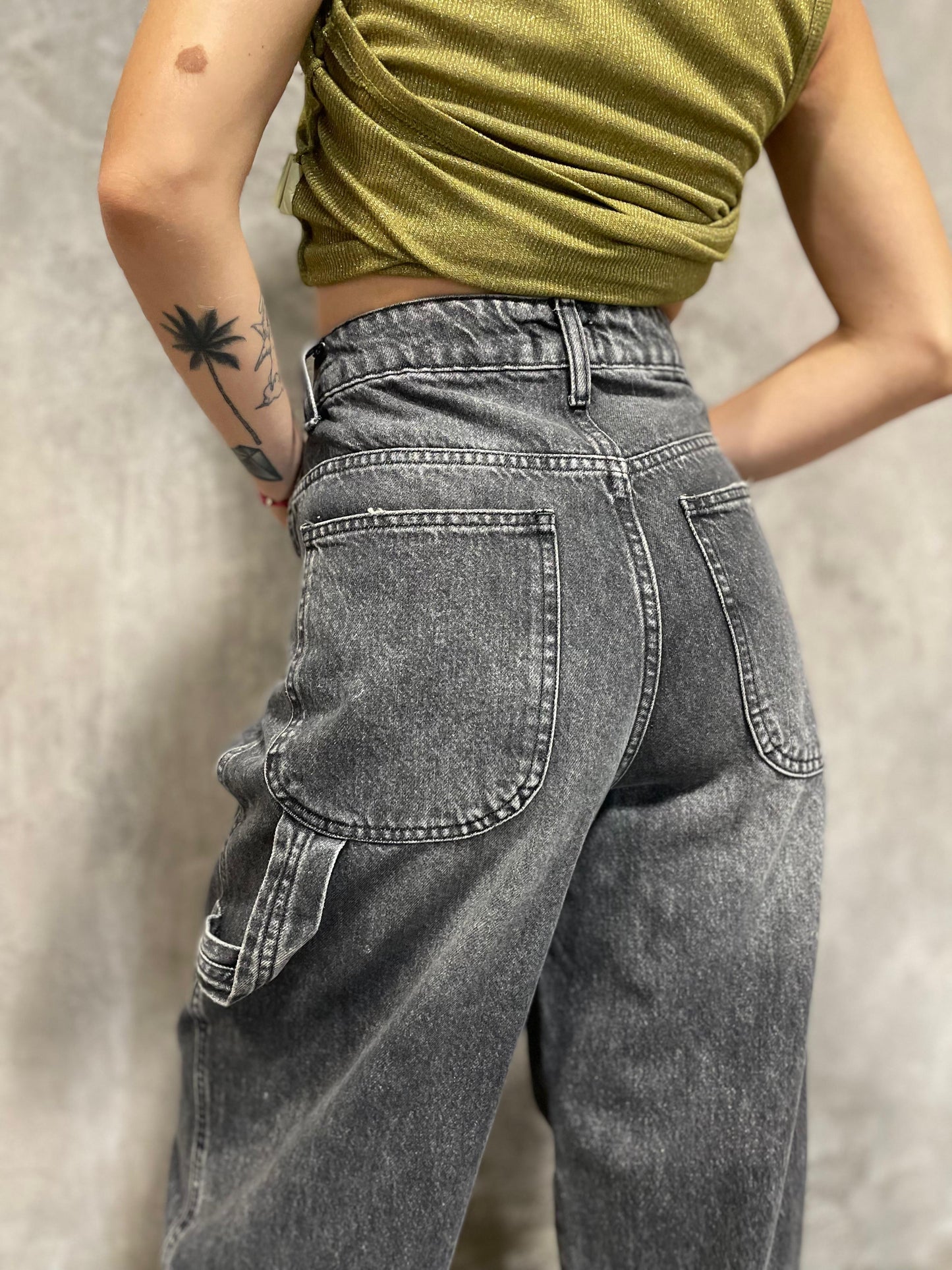 Jeans Work Grigio