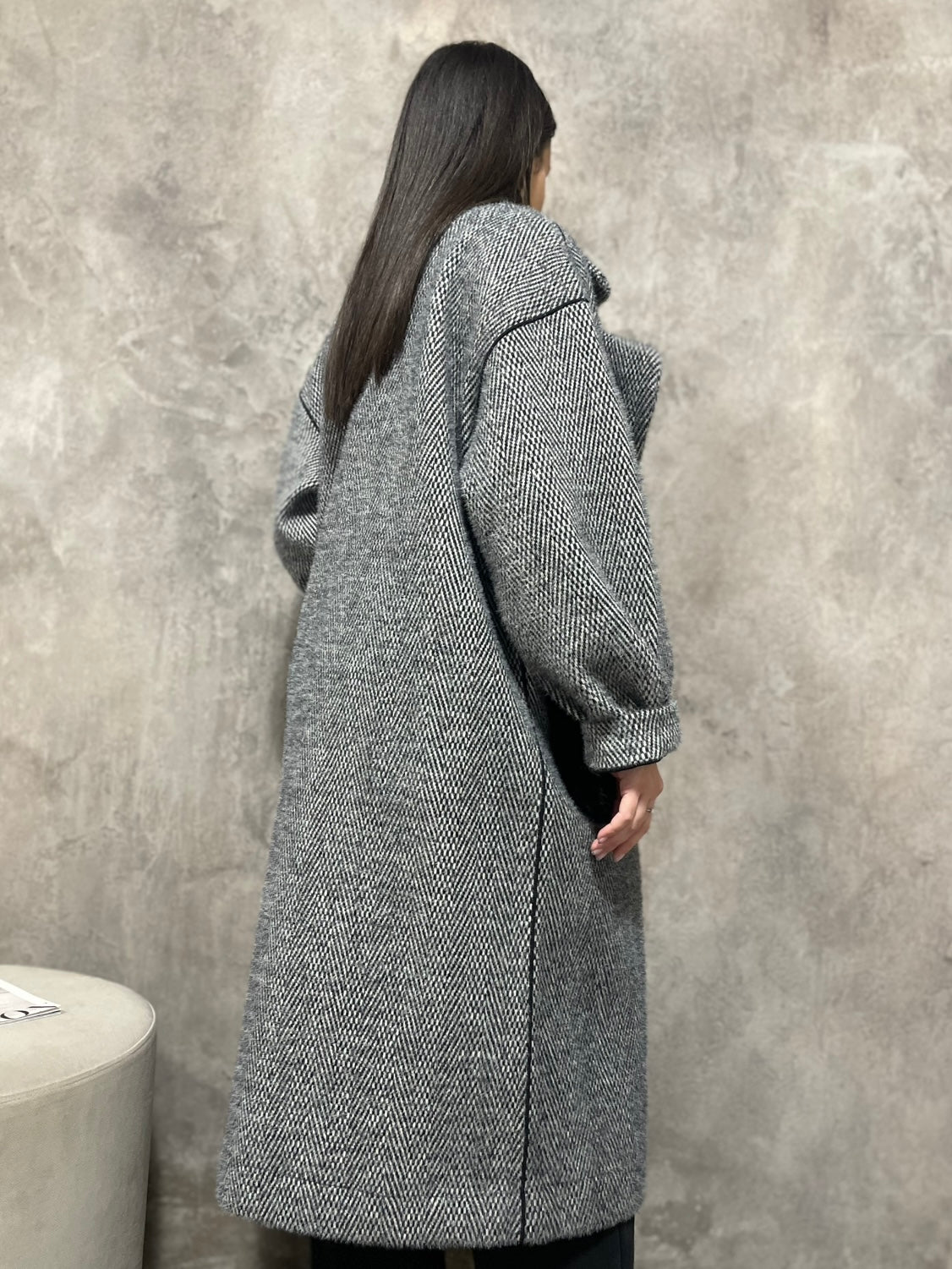 Cappotto Reversibile Grigio