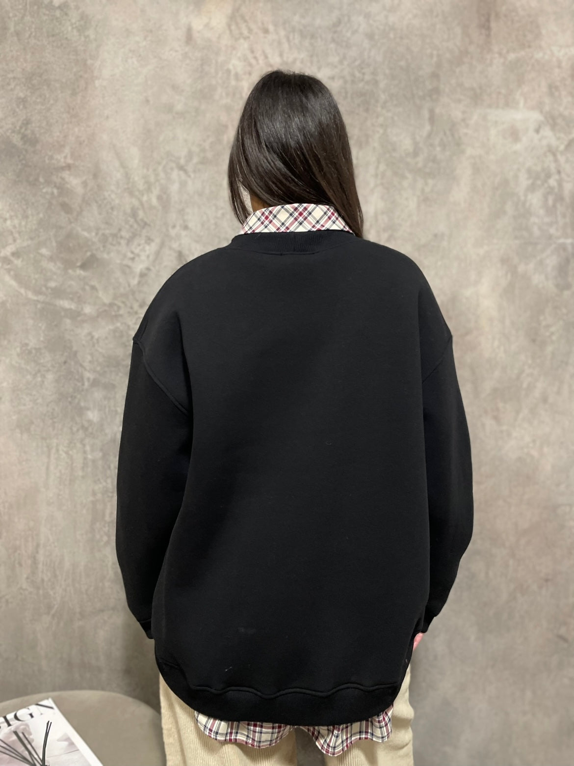 Felpa Natalizia Nera