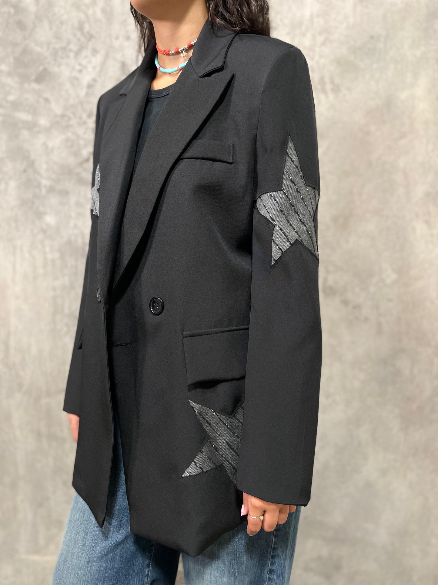 Blazer Stelle Nero