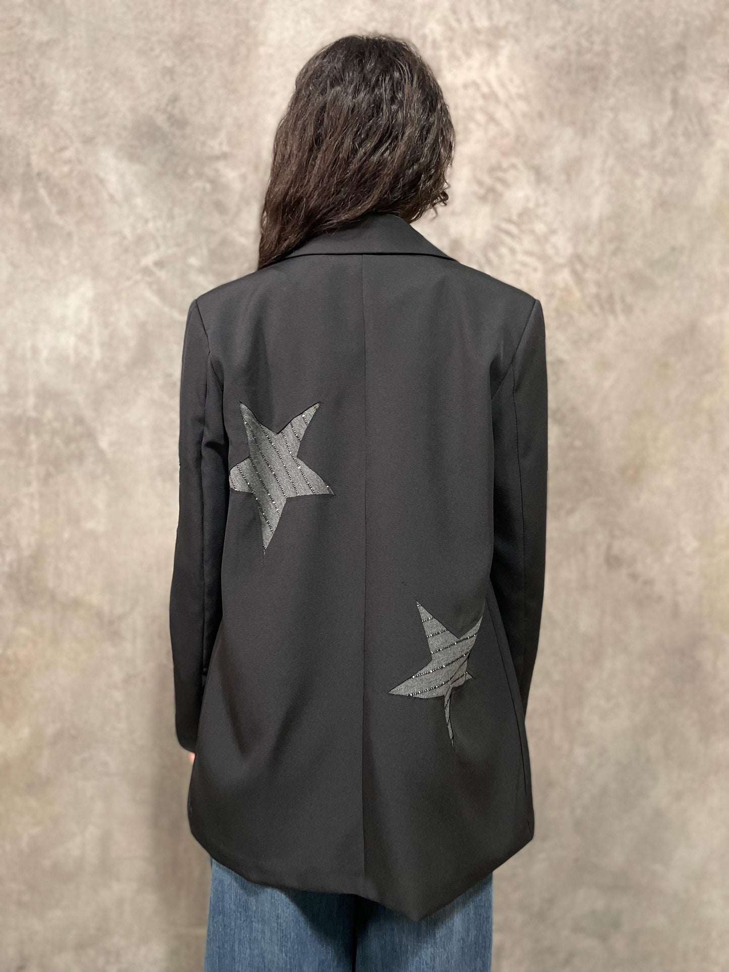 Blazer Stelle Nero