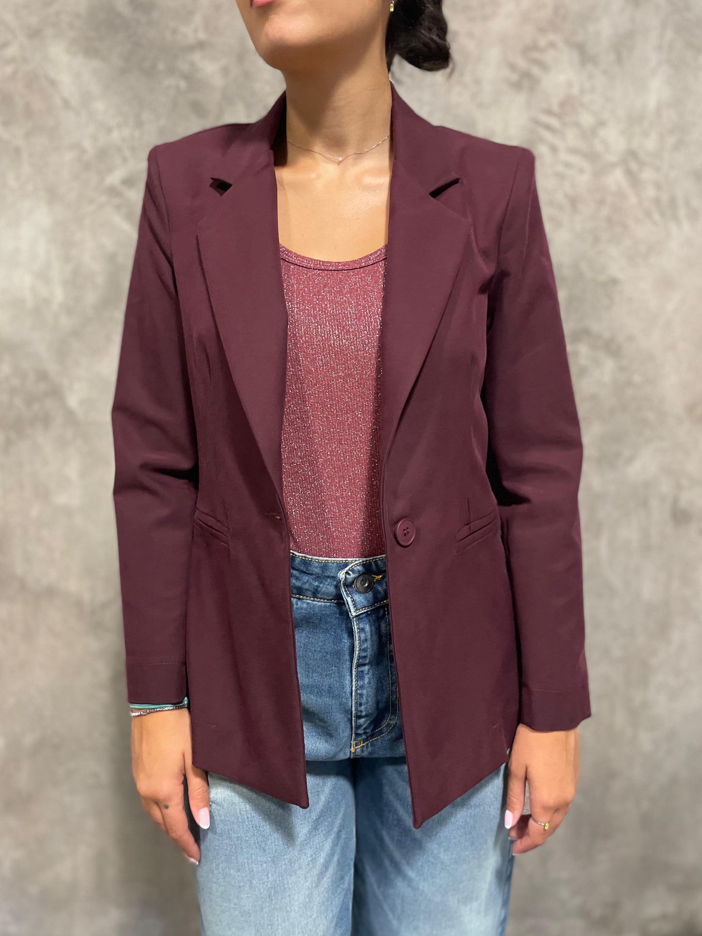 Giacca Slim Vino