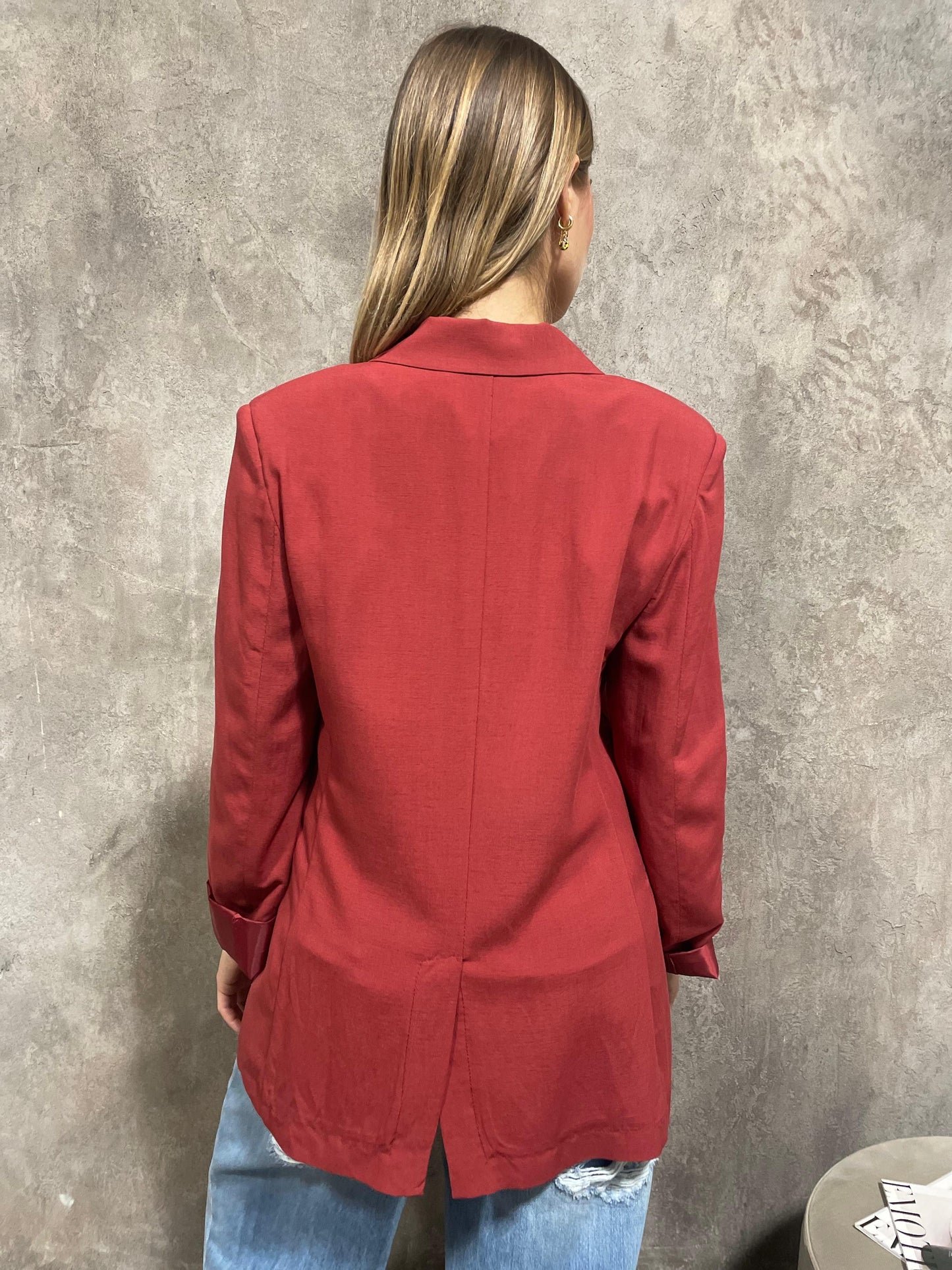 Giacca Rosso India