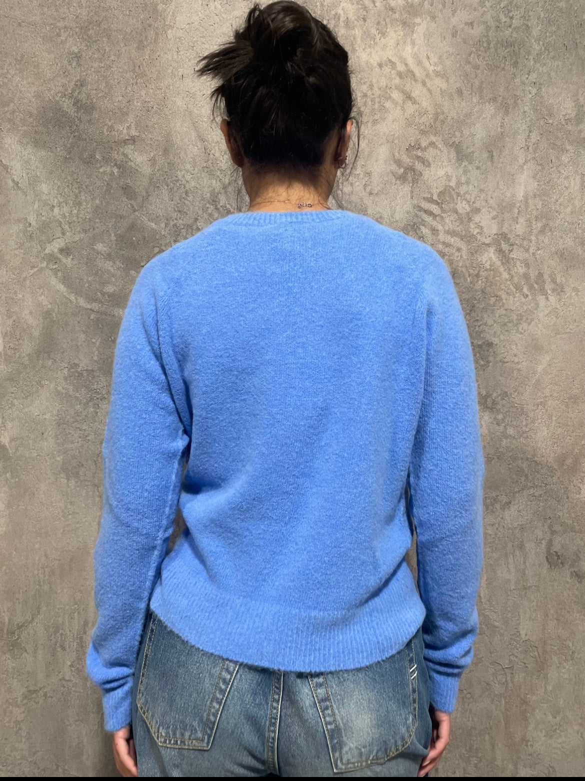 Girocollo Alpaca Denim