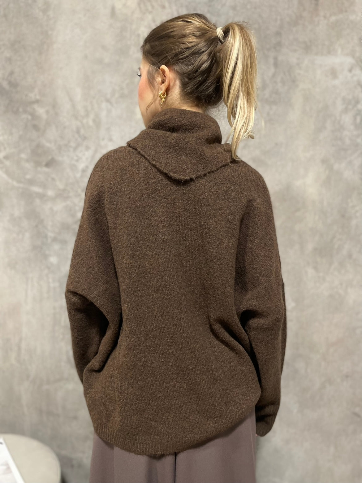 Girocollo Sciarpa Moro