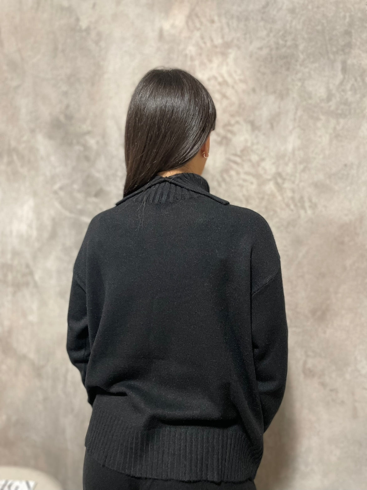 Completo Collo Alto Nero