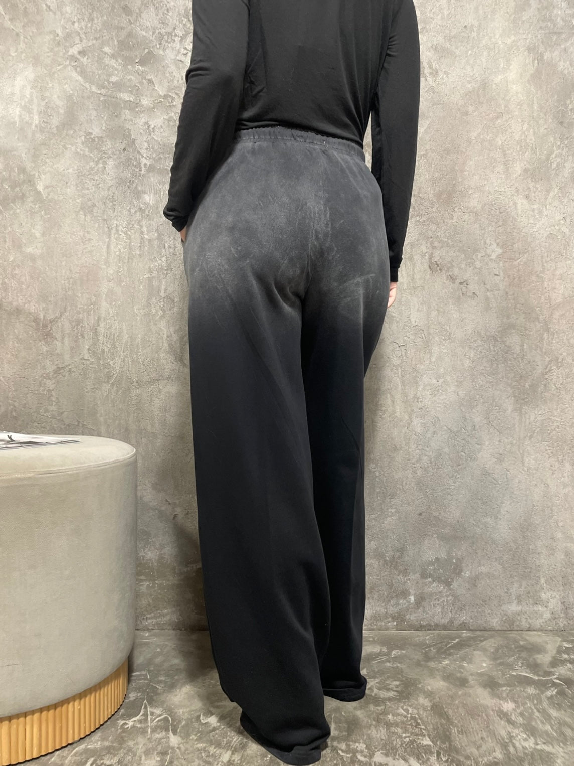Pantalone Strass Nero