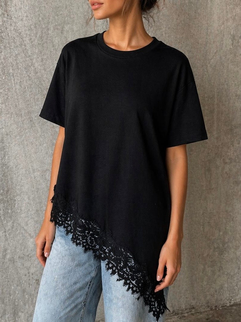 T-shirt Obliqua Pizzo
