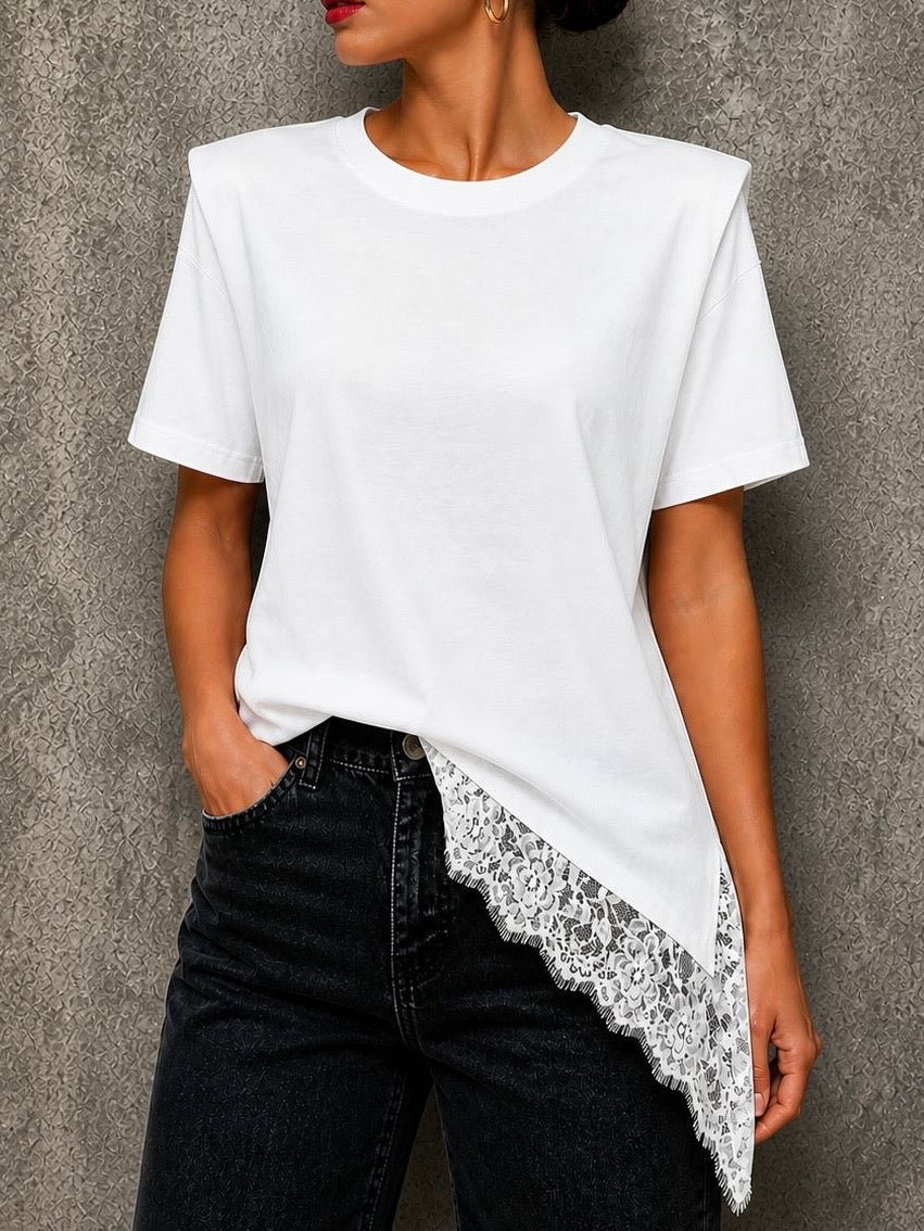 T-shirt Obliqua Pizzo