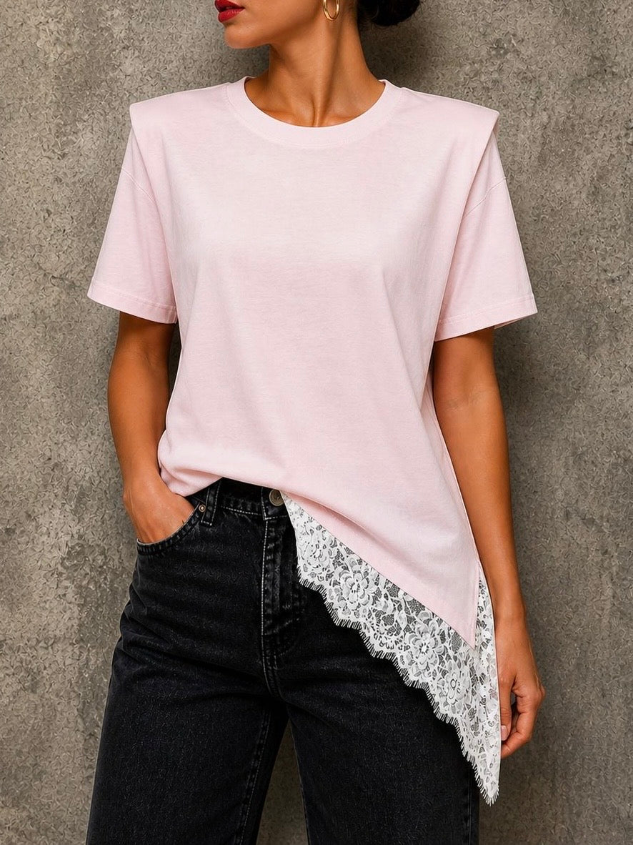 T-shirt Obliqua Pizzo