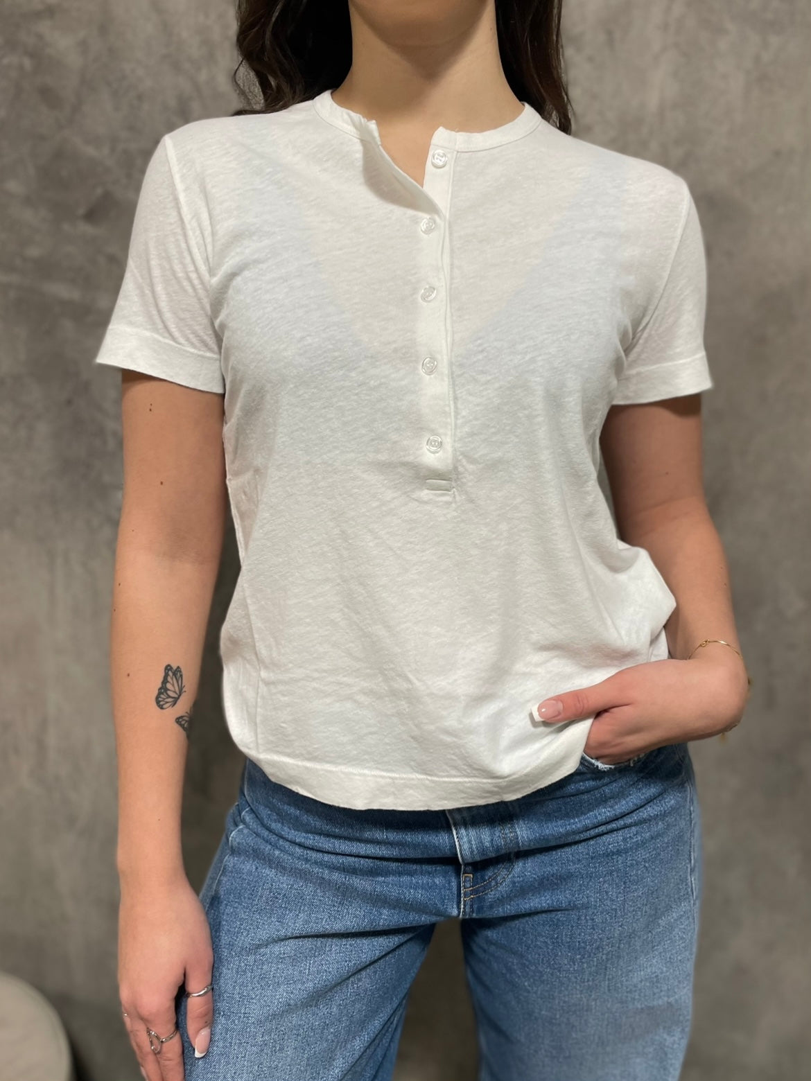 T-shirt Collo Serafino