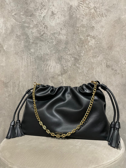 Borsa Tassel Nera