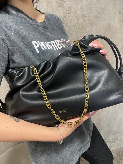 Borsa Tassel Nera