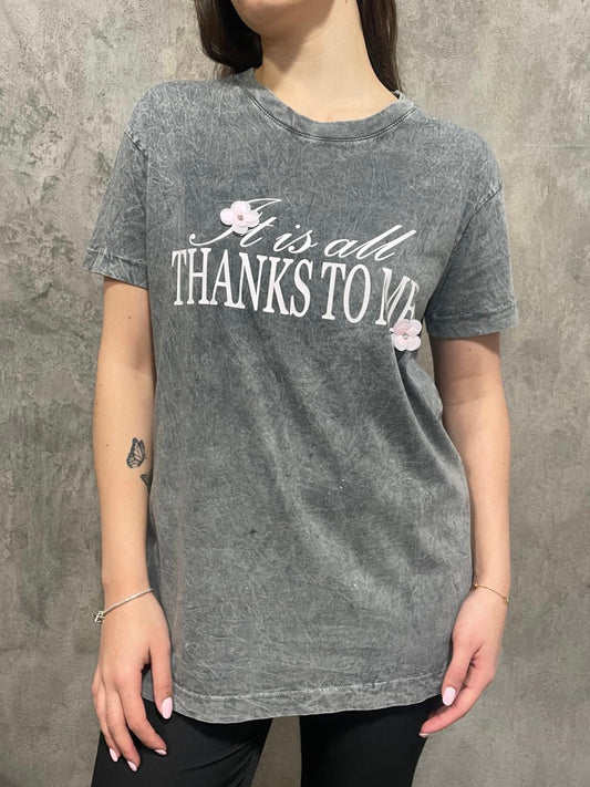 T-shirt Antracite Vicolo