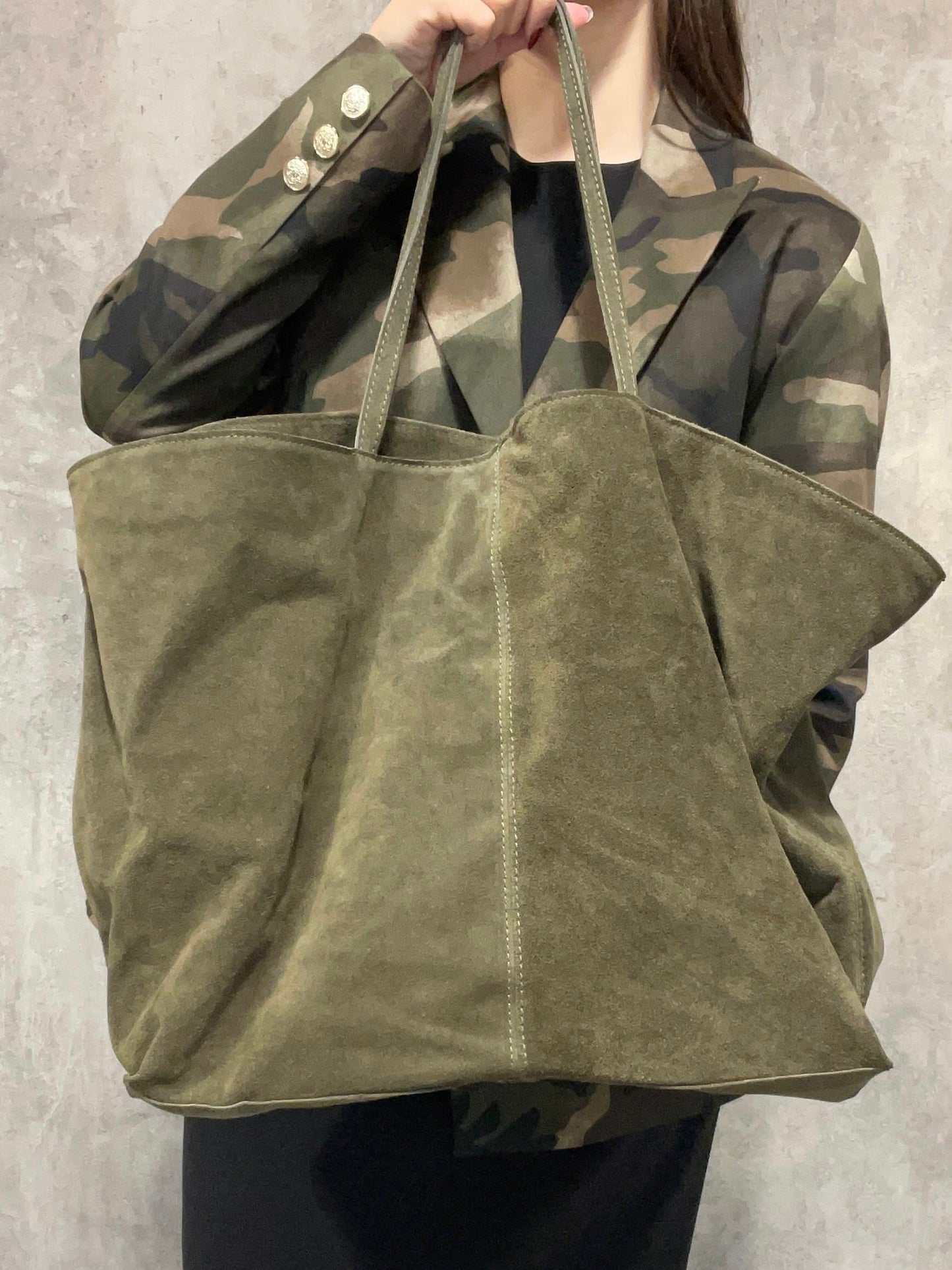 Borsa Shopper In Crosta