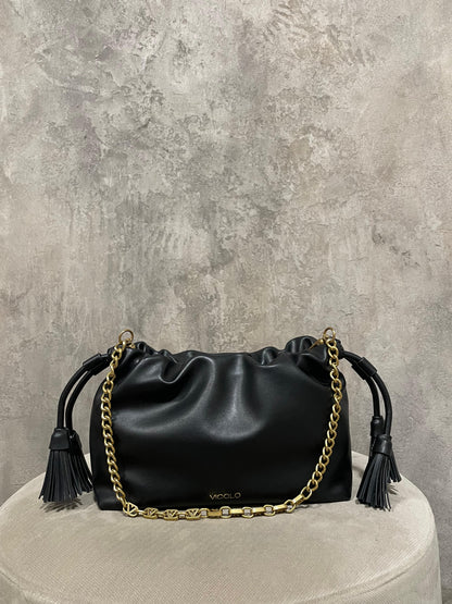 Borsa Tassel Small Nero