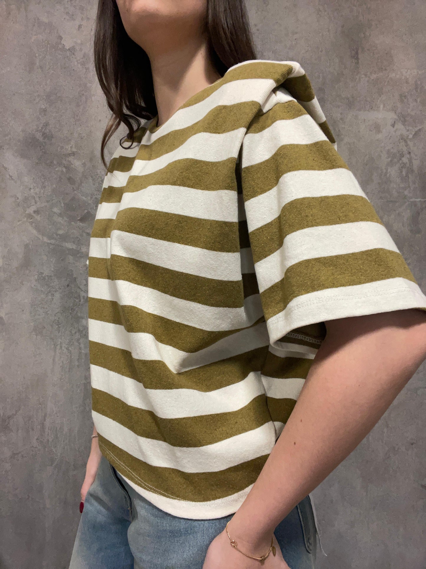 T-shirt Spalloni Righe