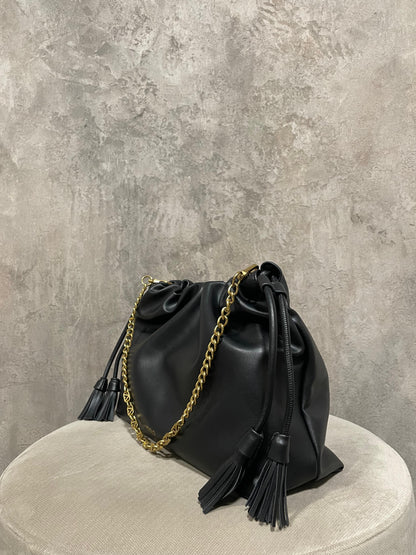 Borsa Tassel Nera