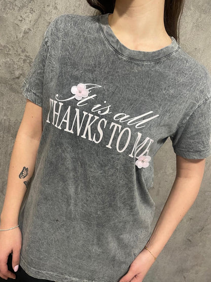 T-shirt Antracite Vicolo