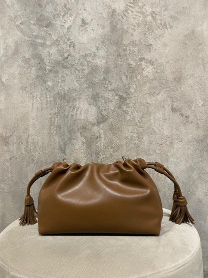 Borsa Tassel Small Fondente