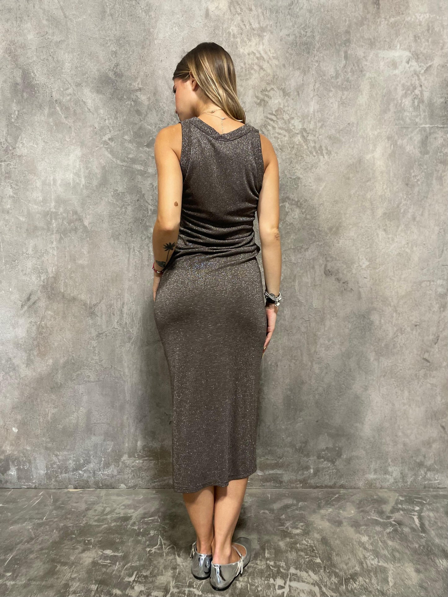 Abito Lurex Cacao