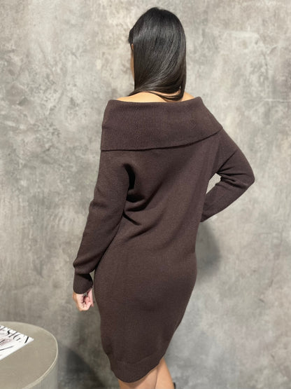 Abito In Maglia Moro