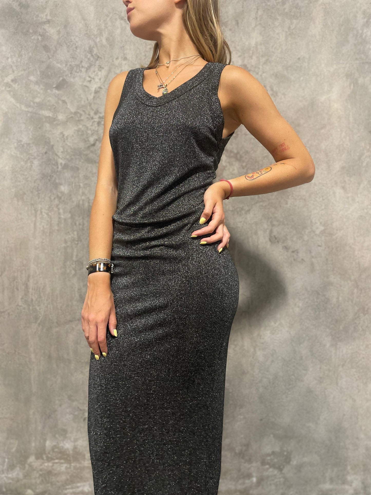 Abito Lurex Nero