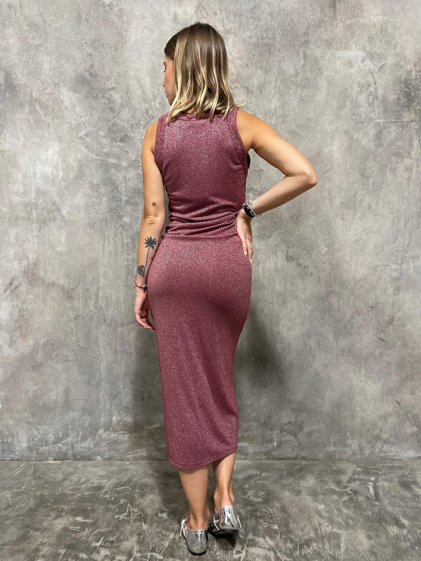 Abito Lurex Vino