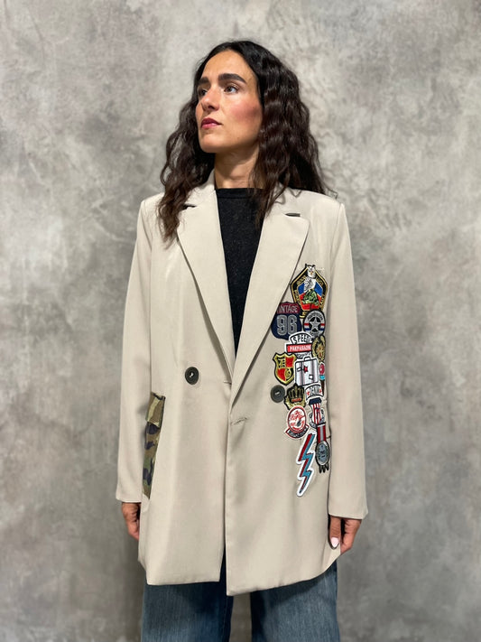 Blazer Patch Beige
