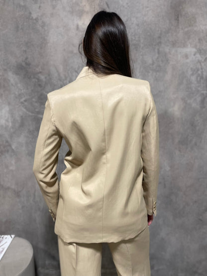 Blazer Doppiopetto Sabbia