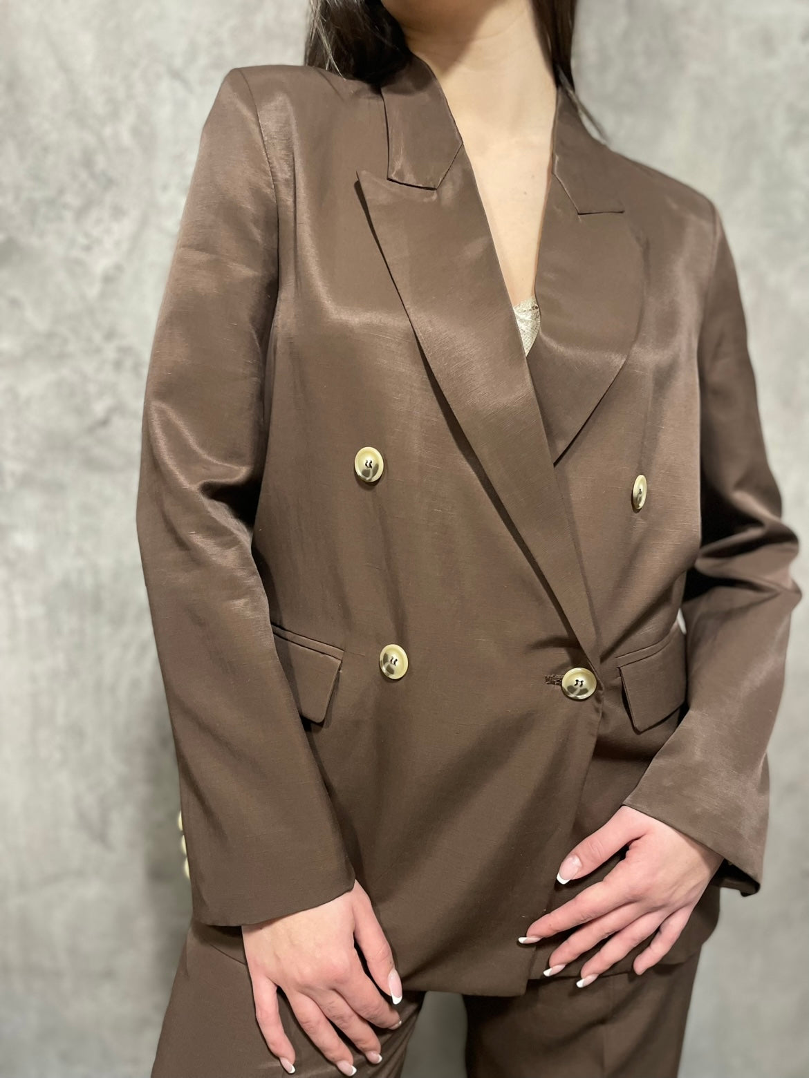 Blazer Doppiopetto Moro