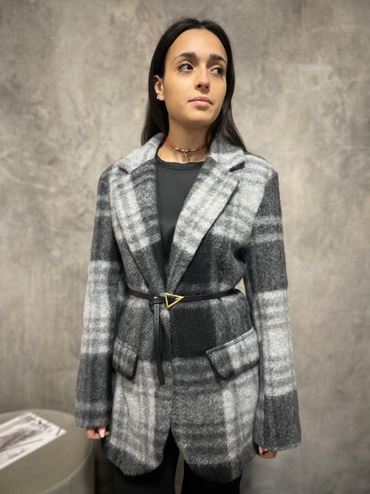 Blazer Check Grigio
