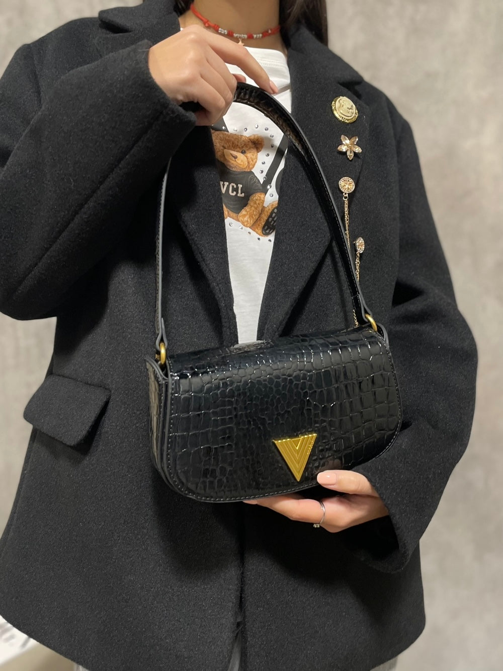 Borsa Clap Crocco Effect