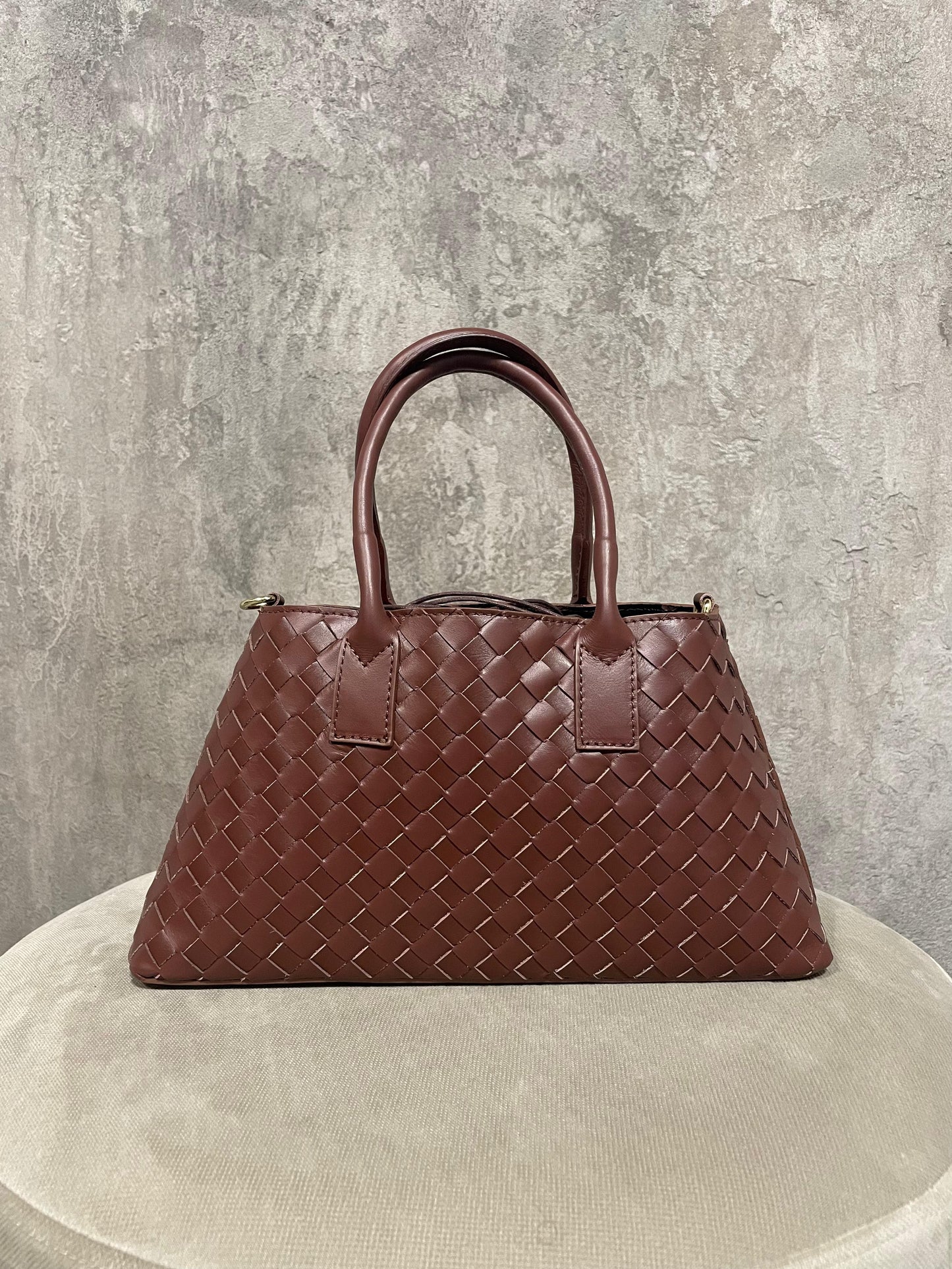 Borsa Intrecciata Moro