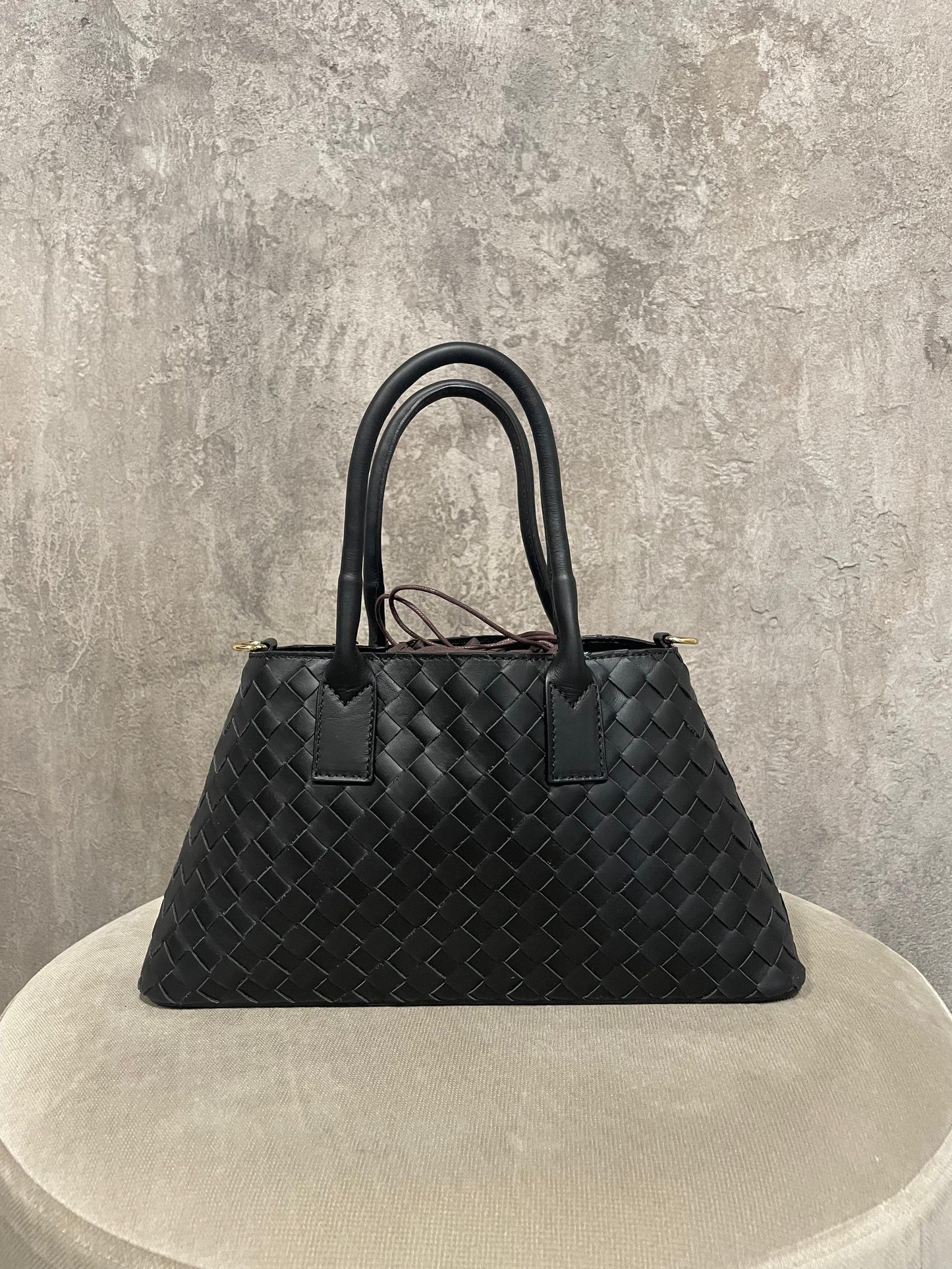 Borsa Intrecciata Nera
