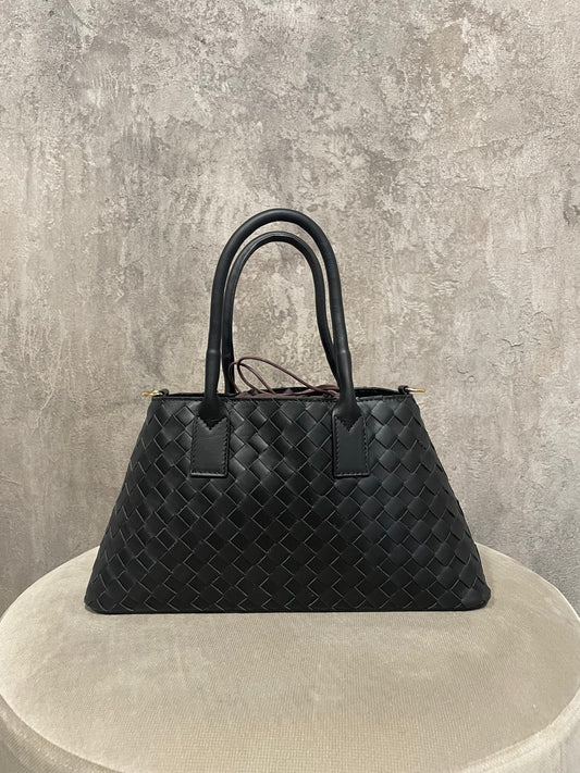 Borsa Intrecciata Nera