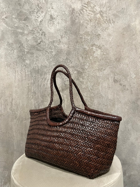 Borsa Intrecciata Moro