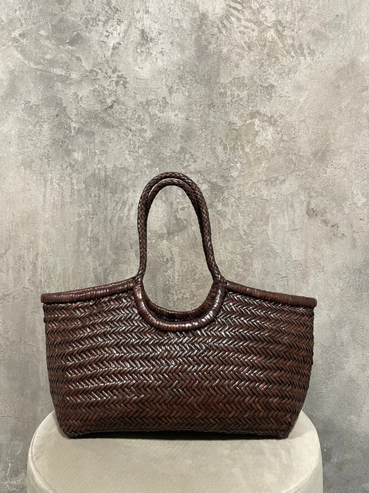 Borsa Intrecciata Moro