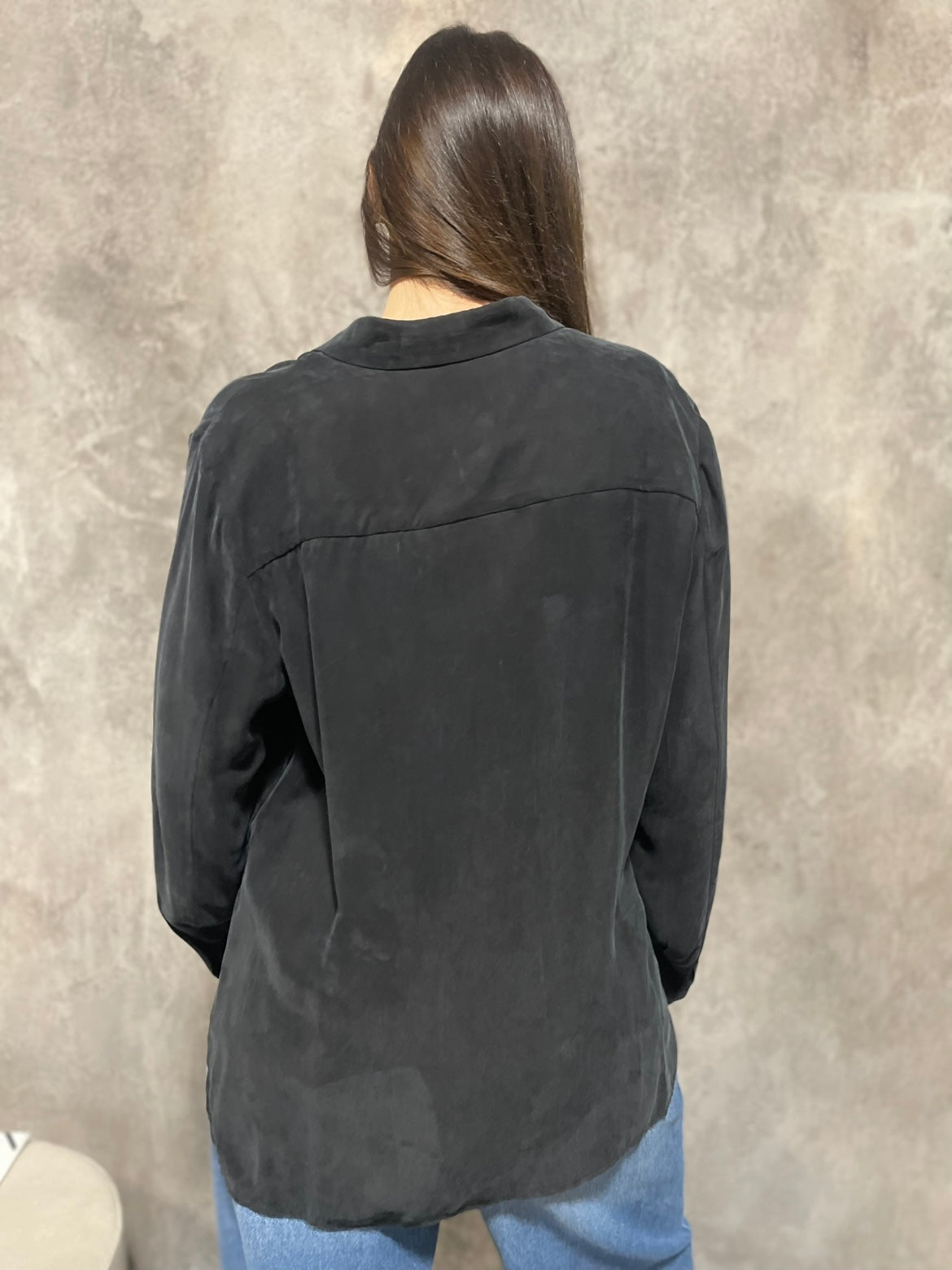 Blusa Viscosa Nera