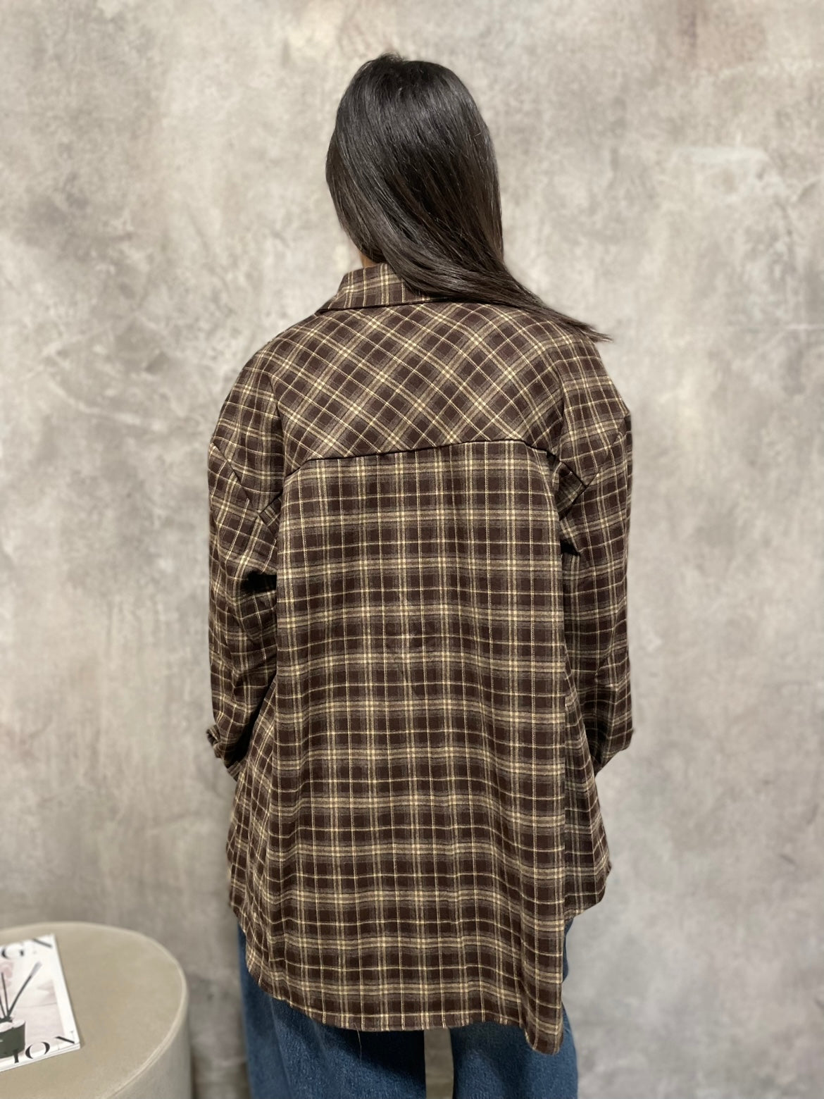 Camicia Check Strass