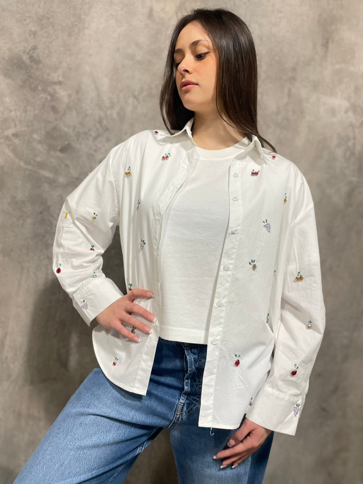 Camicia Pietre e Strass