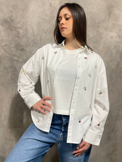 Camicia Pietre e Strass