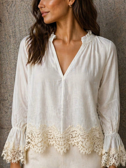 Blusa Pizzo Panna