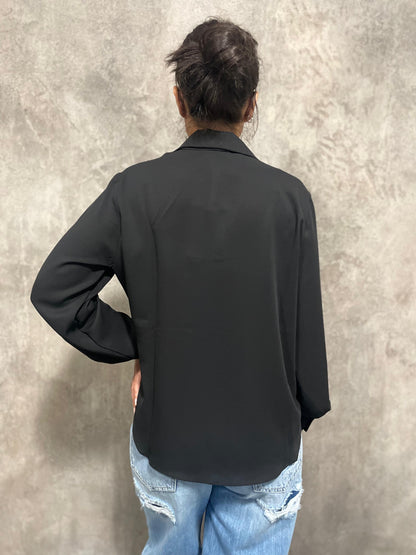Camicia Nera Bottoni